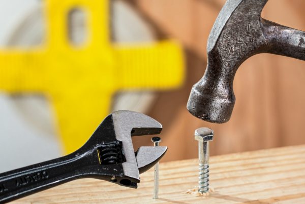 Hammer and nail, illustrating mistakes in retirement planning